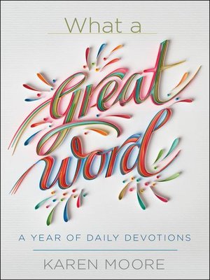 cover image of What a Great Word!